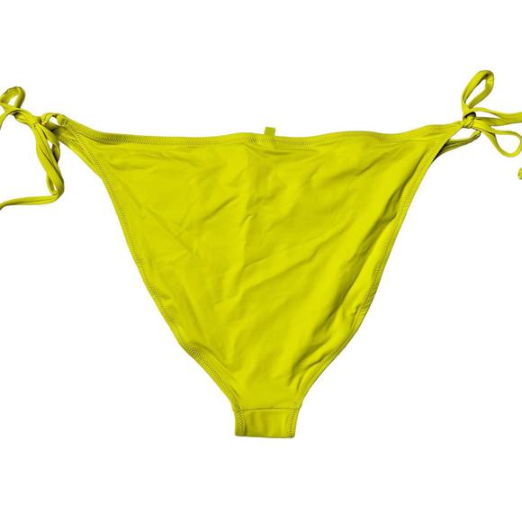 NWT Skims Signature Swim Dipped Tie Bikini Bottoms Citrus Women's 4X - Picture 2 of 7